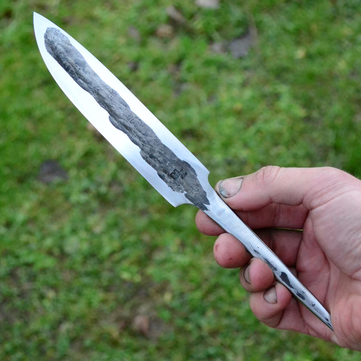 Nóż jakucki leworęczny ŁH15- ostrze, klinga 14cm