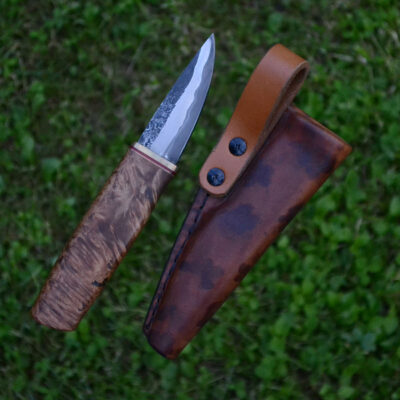 Yakutian knife left-handed laminate Ni-Mai - 9cm