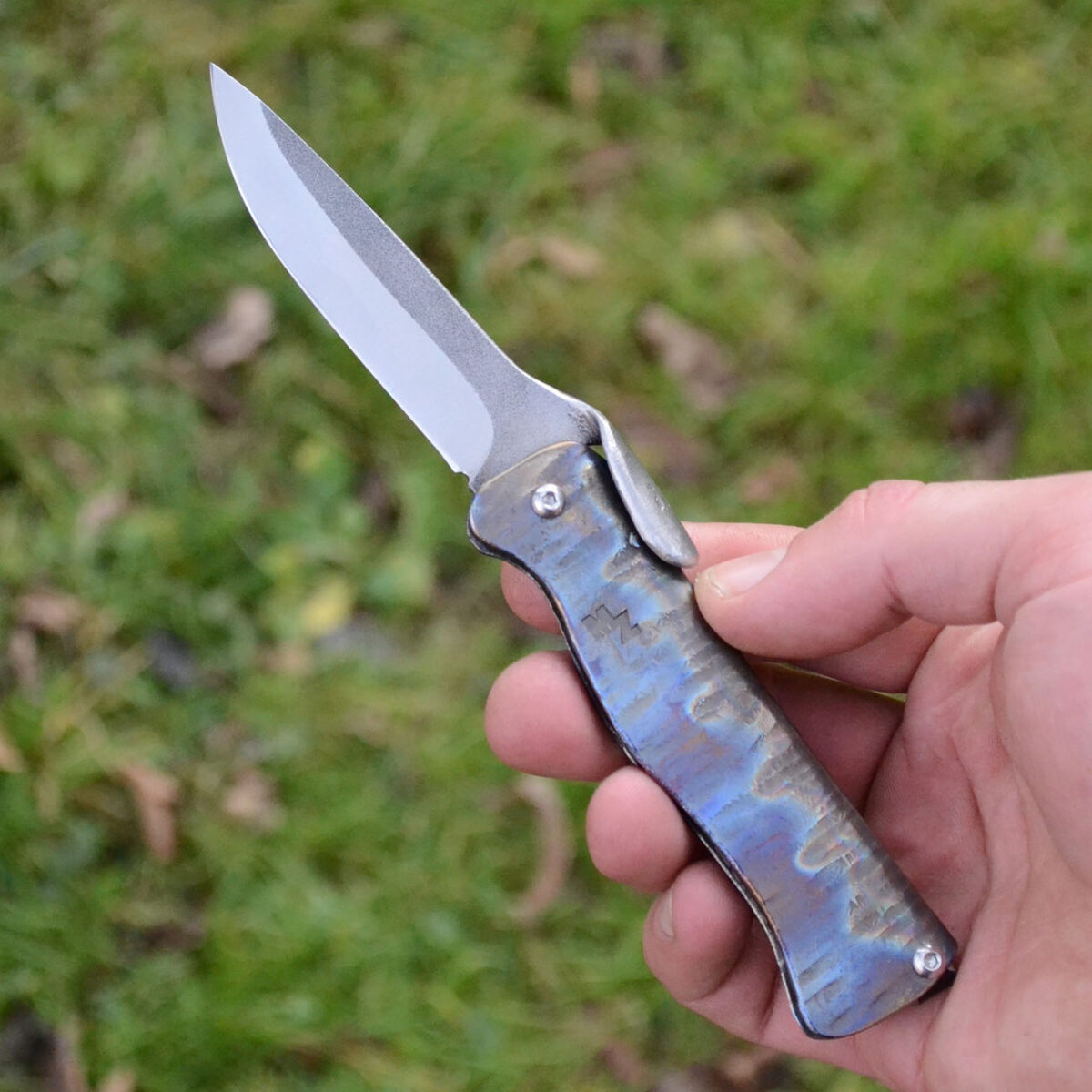 Forged Friction Folder, titanium - 8cm - Image 2