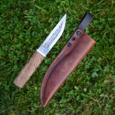 Yakutian knife N690 Karelian birch 12cm